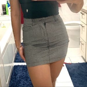 Brandy Checkered Skirt